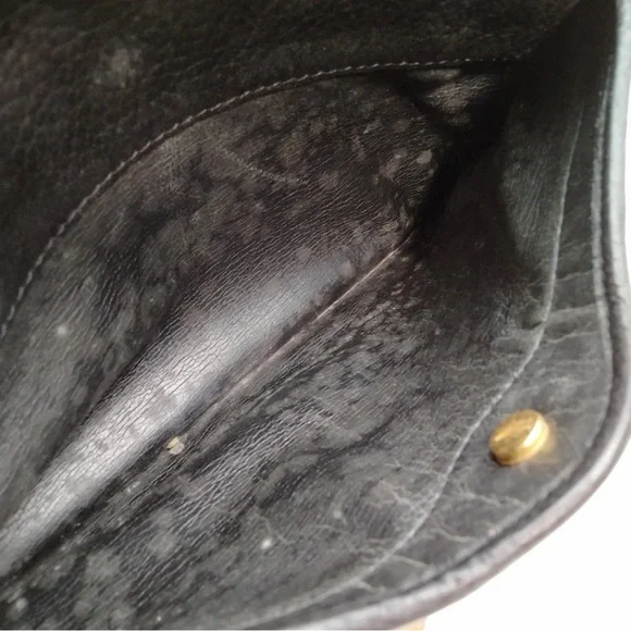 Christian Dior Vintage Black and Tan Leather Bag - Picture 7 of 7